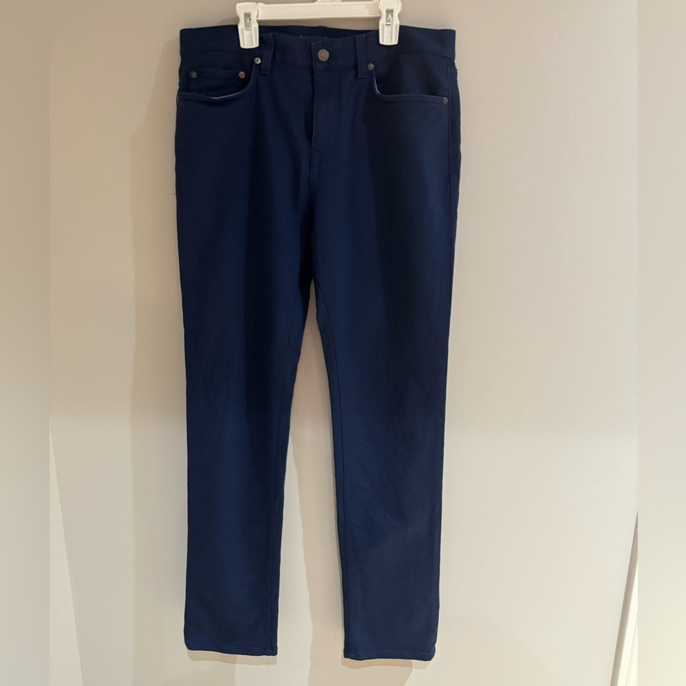 Banana Republic Men’s Navy Slim Fit Chino/Khaki Pants Size 32X34